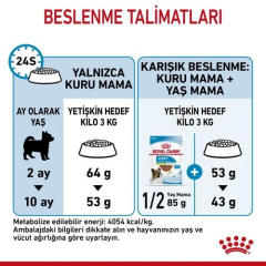 X-Small Puppy Küçük Irklar için Yavru Köpek Maması 1,5 Kg