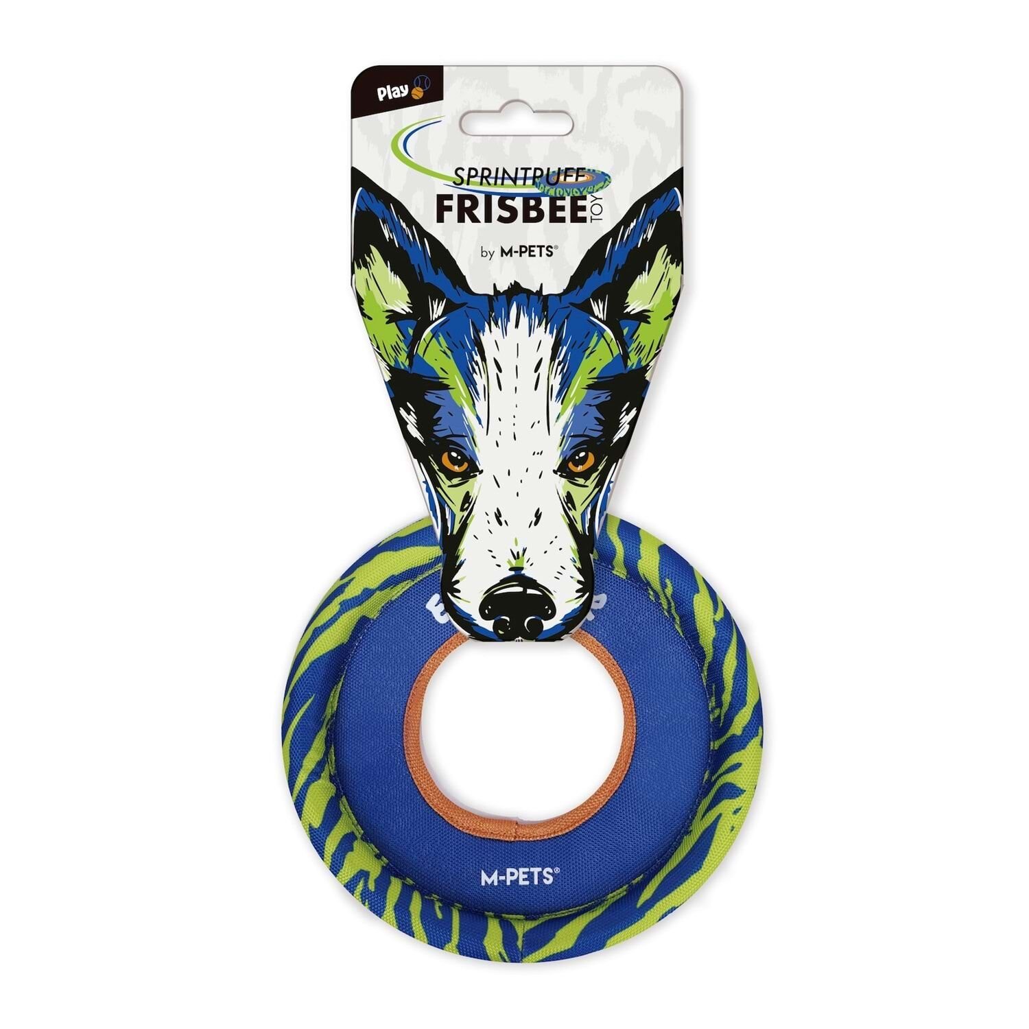 M-PETS SPRINTPUFF FRISBEE KÖPEK OYUNCAĞI BLUE/GREEN