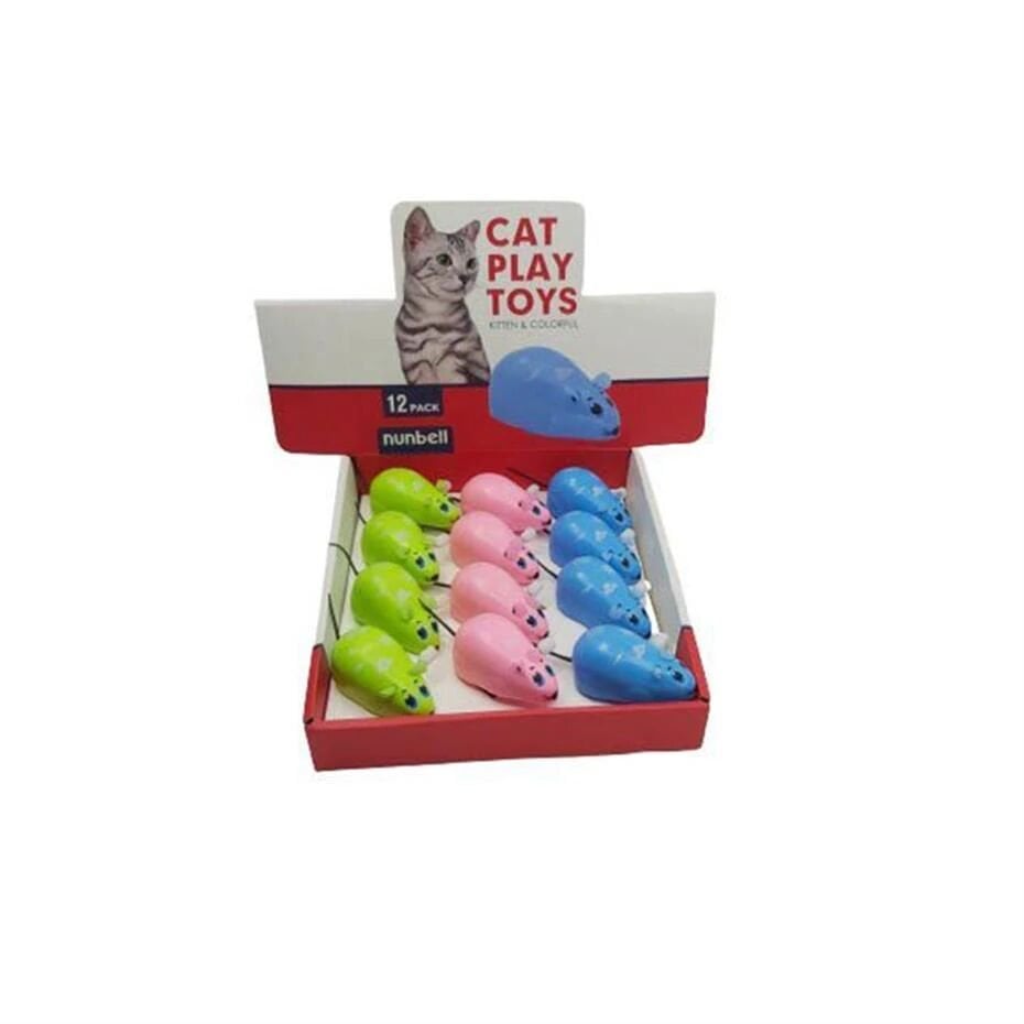 Nunbell Kedi Oyuncakları: Kurmalı Fare