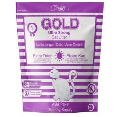 Gold Ultra Strong Süper Emici Silika Kedi Kumu 3.8 L