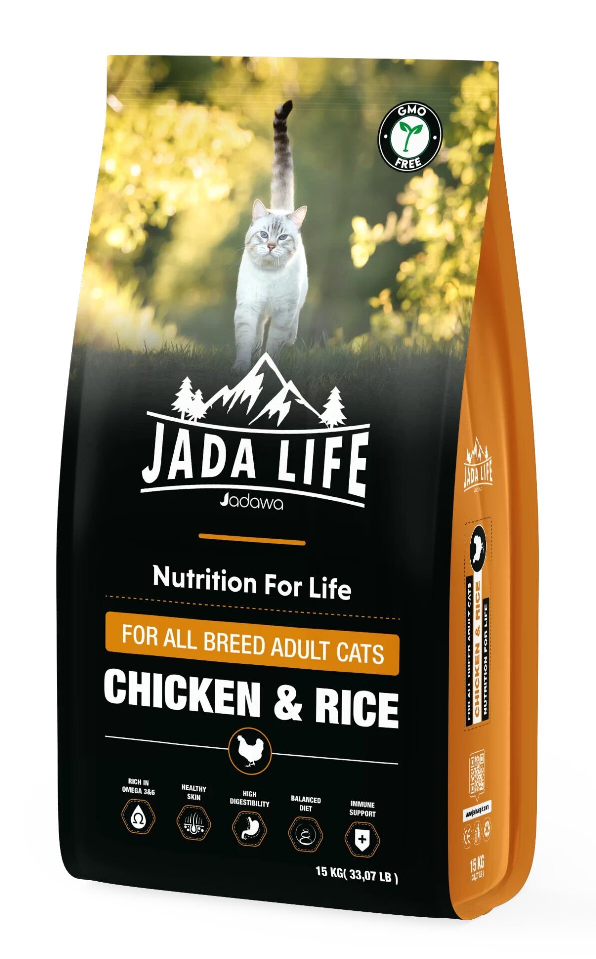 JADAWA JADA LIFE ADULT CAT FOOD WITH CHICKEN 15 KG