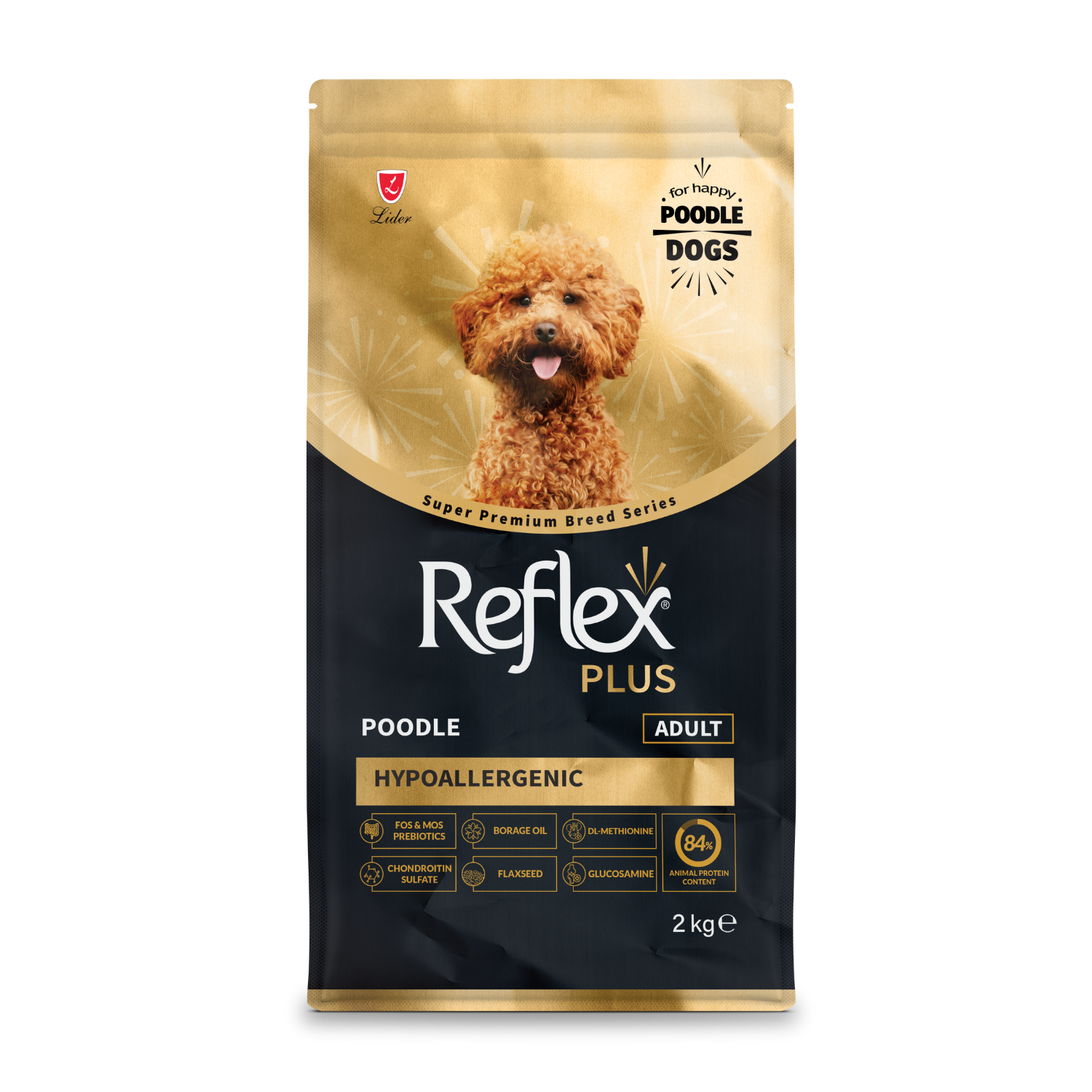 REFLEX PLUS POODLE YETİŞKİN KÖPEK MAMASI 2 KG