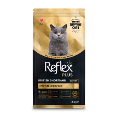 REFLEX PLUS BRİTİSH SHORTHAİR YETİŞKİN KEDİ MAMASI 1.5 KG