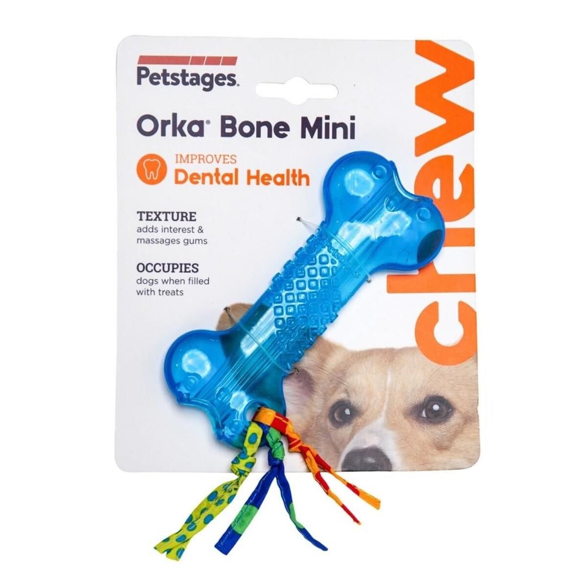 Mini Orka Bone Kaucuk Köpek Çiğneme Oyuncağı