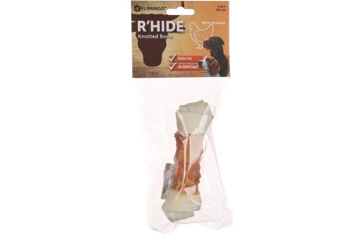 R'Hide Knotted Bone Tavuklu Düğüm Köpek Kemiği  Medium 15cm