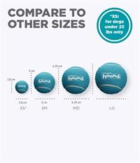 Squeaker Ballz Squeaky Tenis Topları, Medium