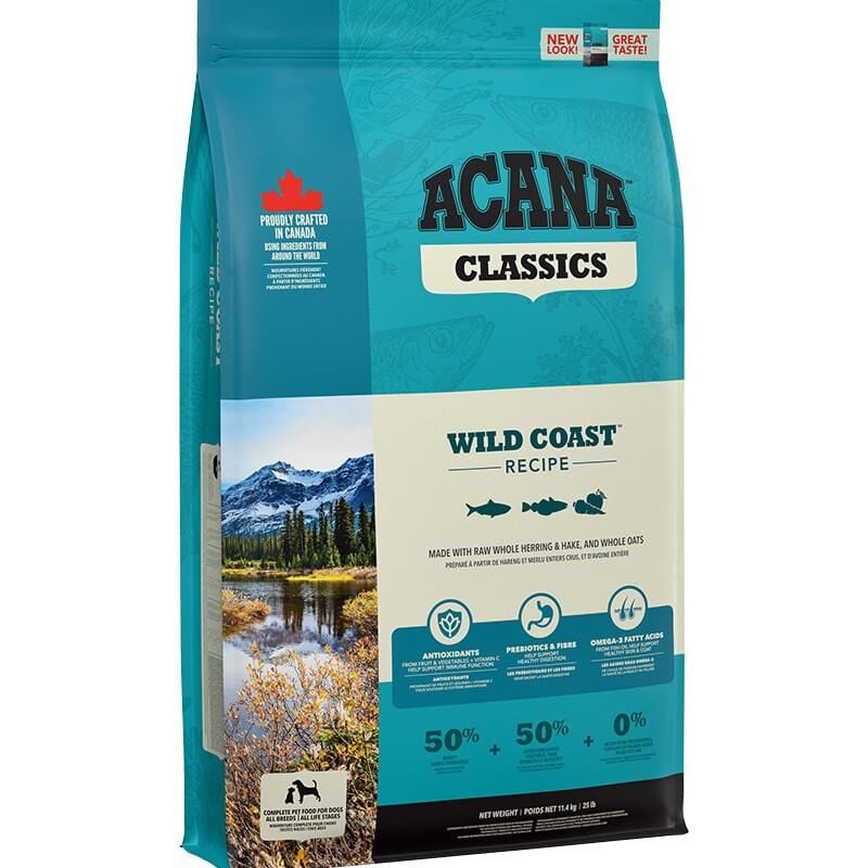 Wild Coast All Ages&All Breeds Dog Food Tüm Yaşam Evreleri ve Irklar için Köpek Maması 11,4 Kg