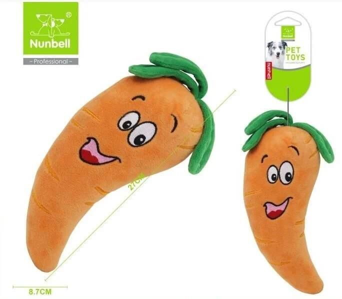 Havuç Peluş Köpek Oyuncağı