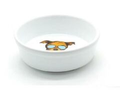 Desenli Seramik Mama Kabı 400 Ml (Tekli)