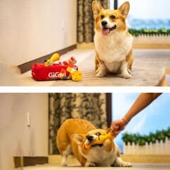 GiGwi Peluş Kemik Çantası Köpek Oyuncağı