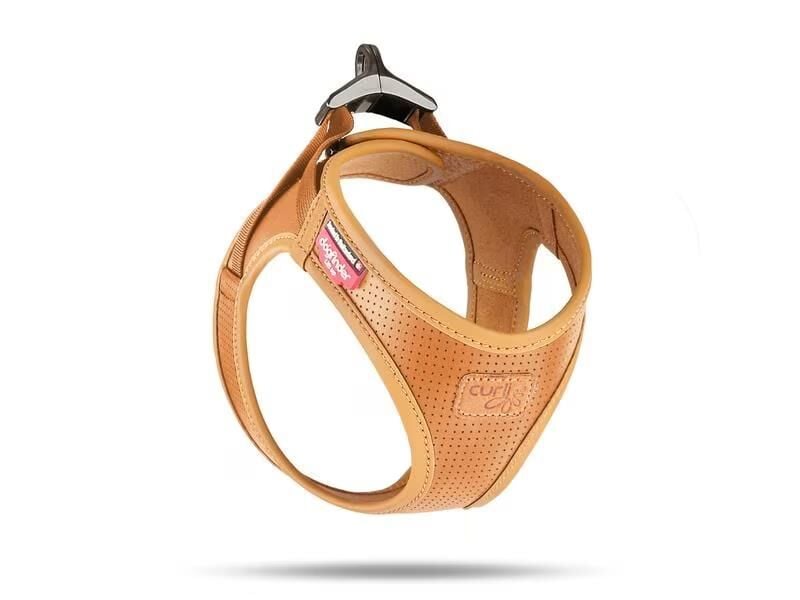 Apple Leather Harness Brown - Elma Derisinden Göğüs Tasması Kahverengi