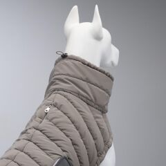 Air Puff Stone Köpek Montu – Su İtici, Rüzgar Geçirmez, Göğüs Tasması Uyumlu (Beden 8)