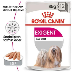 Exigent Loaf Seçici Köpekler için Yetişkin Yaş Köpek Maması 85 gr