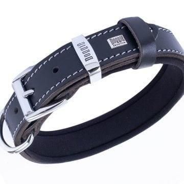 Doggie Konfor Deri Nazar Boncuklu Köpek Boyun Tasması – El Yapımı & Vegetal Deri