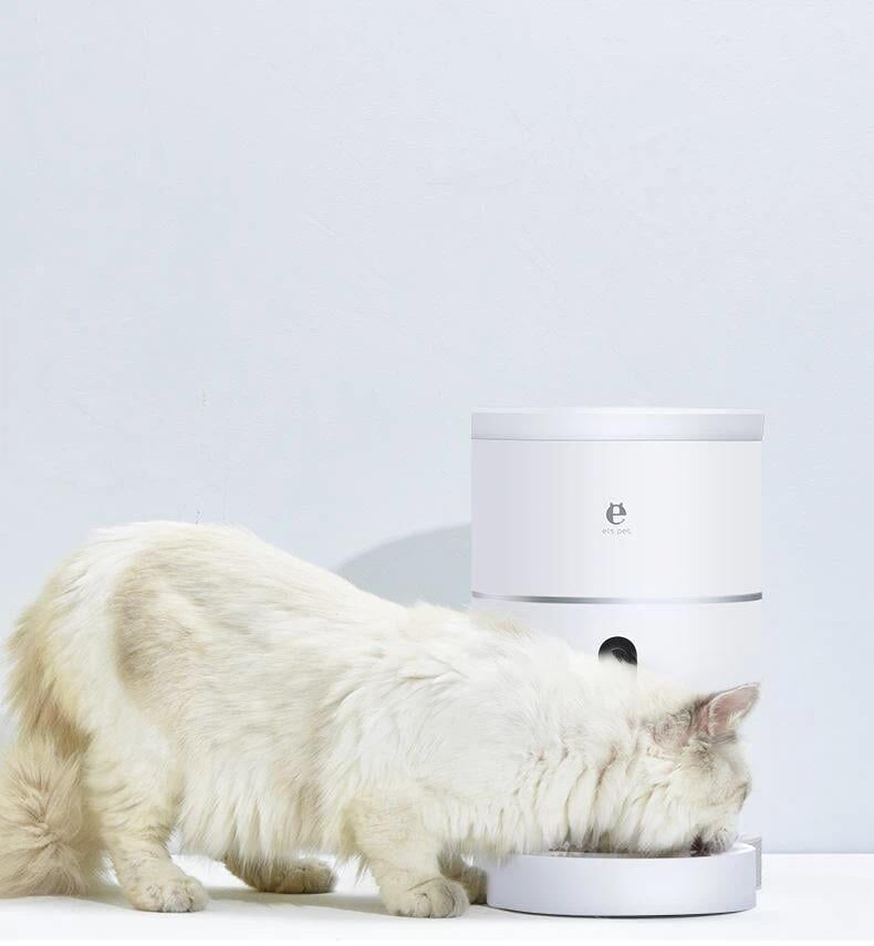 ELS Pet Kameralı Otomatik Kedi Köpek Mama Kabı