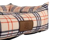 Peggy Lady Krem Kedi ve Köpekler için Yatak – Döşemelik Kumaş, Kaydırmaz Taban