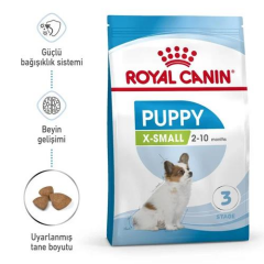 X-Small Puppy Küçük Irklar için Yavru Köpek Maması 1,5 Kg