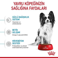 X-Small Puppy Küçük Irklar için Yavru Köpek Maması 1,5 Kg