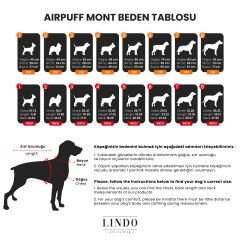 Air Puff Pearl Köpek Montu – Su İtici, Rüzgar Geçirmez, Göğüs Tasması Uyumlu (Beden 1)