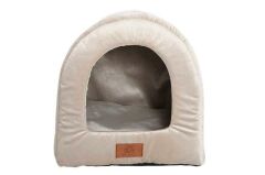 Bubbles Kedi ve Köpekler için Kapalı Yatak Gri