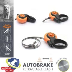 M-Pets Autobrake Otomatik Gezdirme Kayışı M