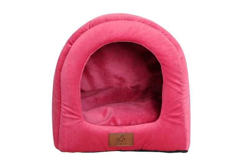 Bubbles Kedi ve Köpekler için Kapalı Yatak Pembe