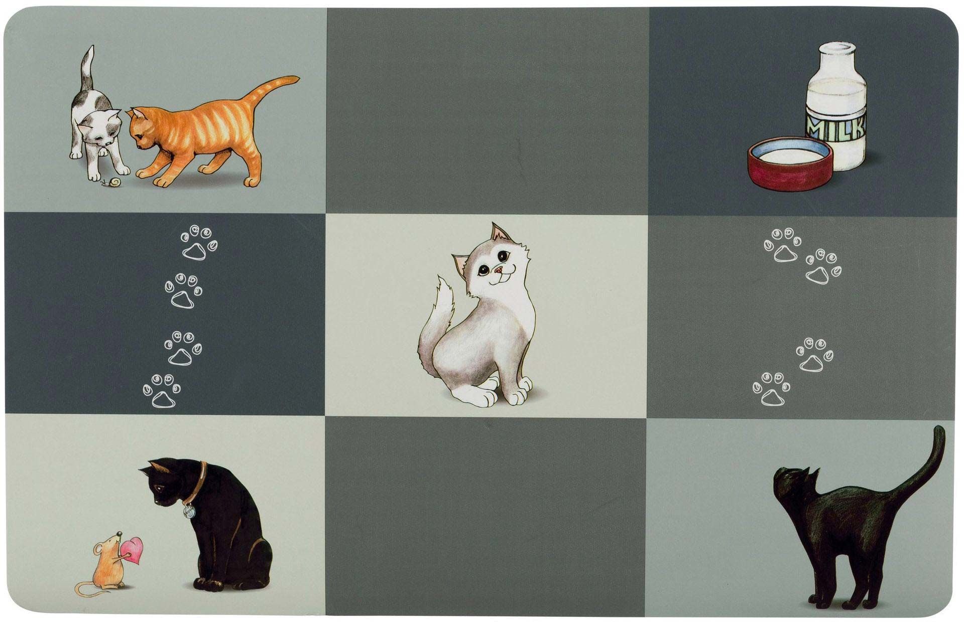 Trixie Kedi Gri Mama Altlığı Amerikan Servisi 44x28cm