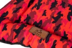 Peggy Simba Kırmızı Kedi ve Köpekler için Yatak – Döşemelik Kumaş, Kaydırmaz Taban