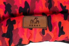 Peggy Simba Kırmızı Kedi ve Köpekler için Yatak – Döşemelik Kumaş, Kaydırmaz Taban