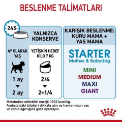 Mother and Babydog Mousse Anne ve Yavru Köpekler için Ezme Yavru Yaş Maması 195 gr