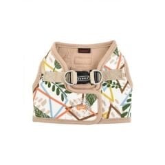 PUPPIA BOTANICAL HARNESS B/BEIGE/S KÖPEK GÖĞÜS TASMASI S