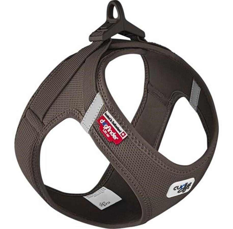 Curli Vest Harness Clasp Air-Mesh Brown – Hava Alabilen, Ergonomik, Güvenli Göğüs Tasması