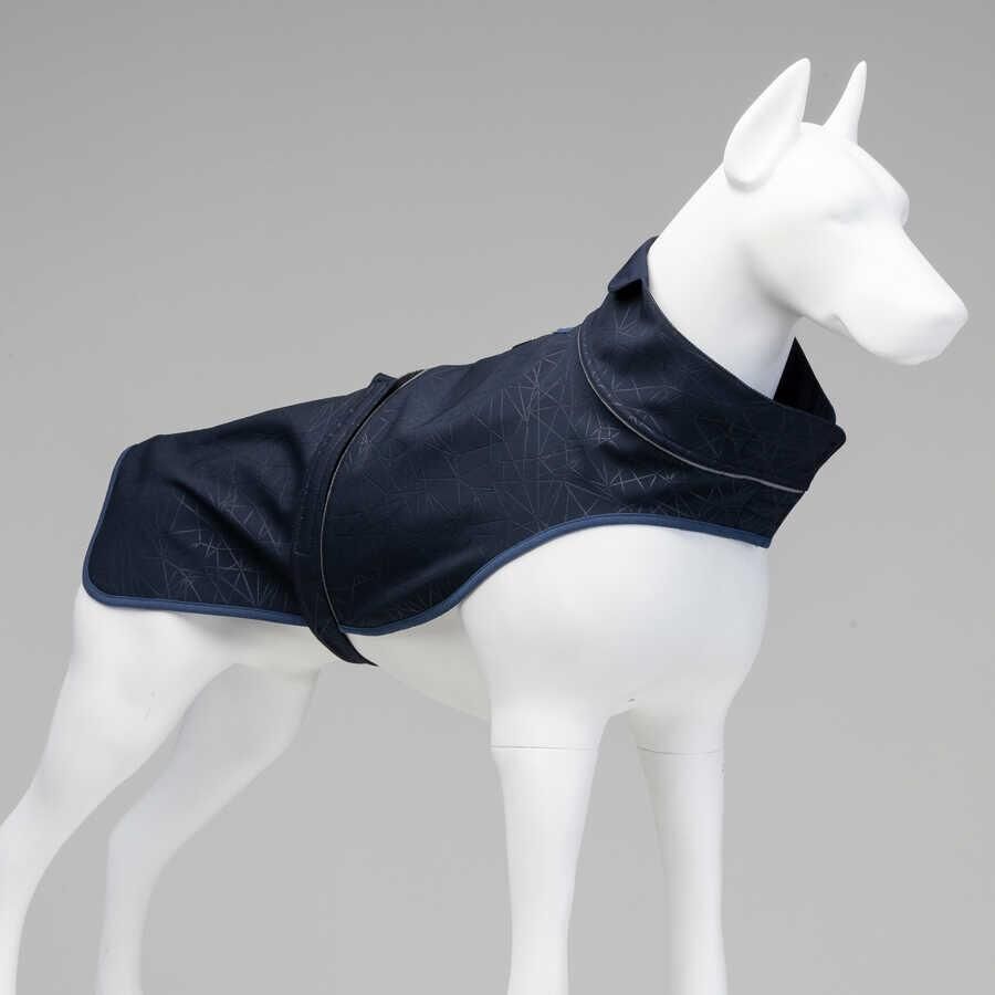 Softshell Navy Magnetic Köpek Yağmurluğu