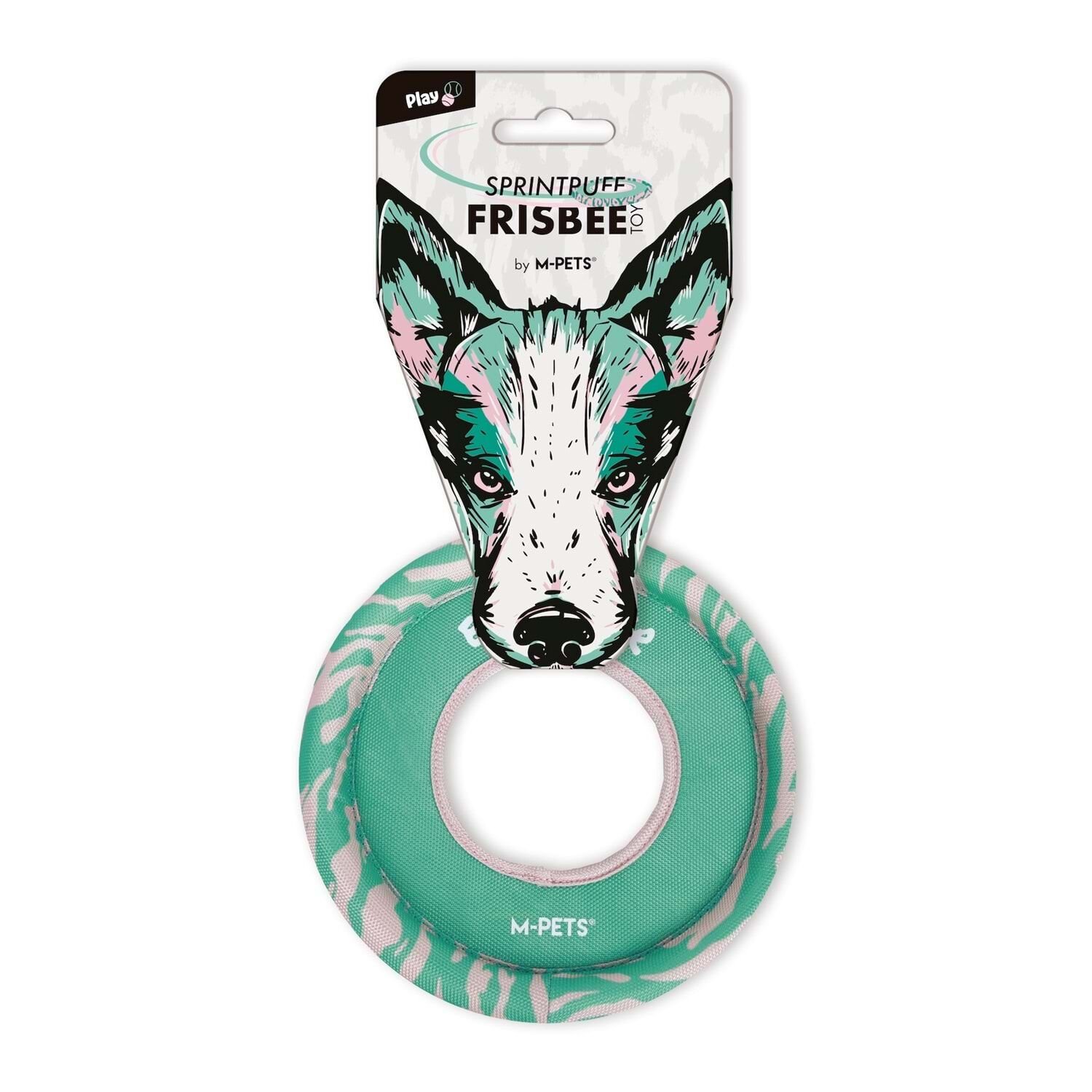M-PETS SPRINTPUFF FRISBEE KÖPEK OYUNCAĞI PİNK/GREEN