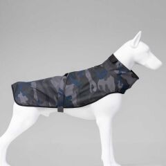 Lindo Shoftshell Köpek Yağmurluk Siyah Kamuflaj No:2