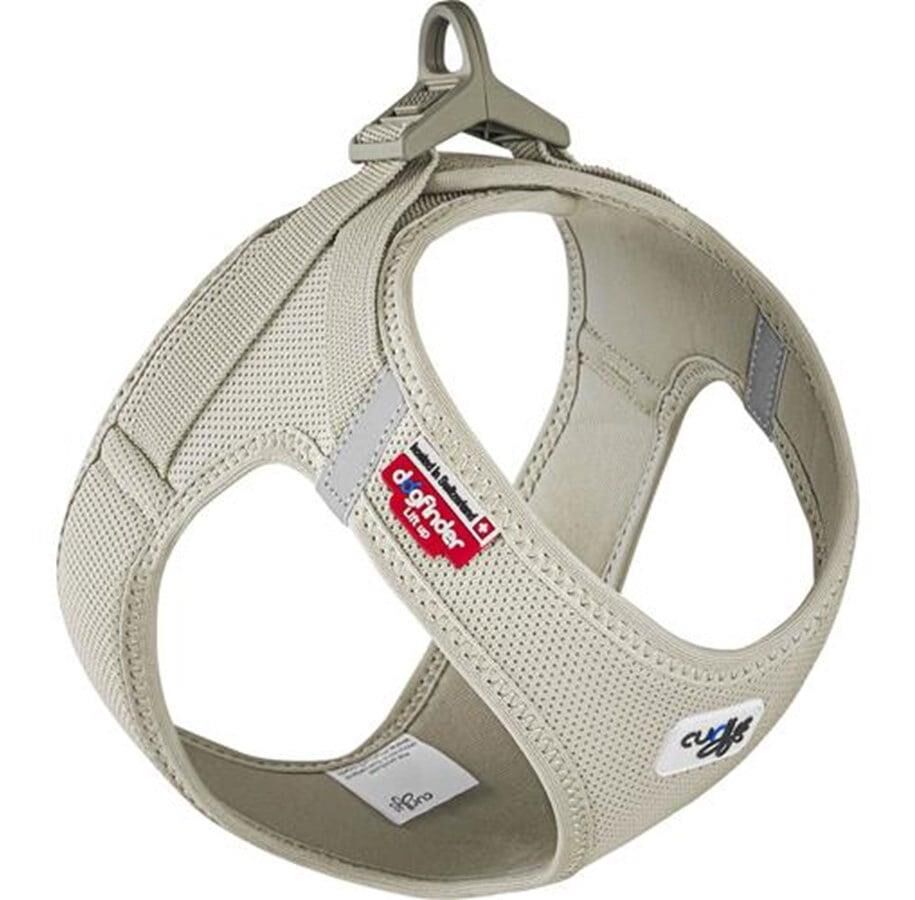 Curli Vest Harness Clasp Air-Mesh Light-Tan – Hava Alabilen, Ergonomik, Güvenli Göğüs Tasması