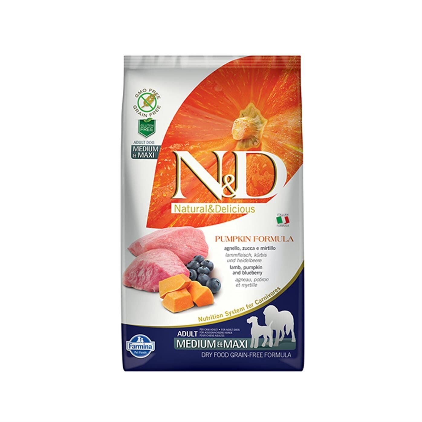 Balkabaklı Kuzu Etli Medium Maxi 2,5 Kg