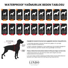 Cosmo İçi Polarlı Su Geçirmez Köpek Yağmurluğu