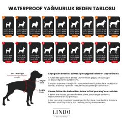 Cosmo İçi Polarlı Su Geçirmez Köpek Yağmurluğu