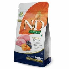 Kuzu Etli Bal Kabaklı ve Yaban Mersinli Tahılsız Kısırlaştırılmış Kedi Maması 1,5kg