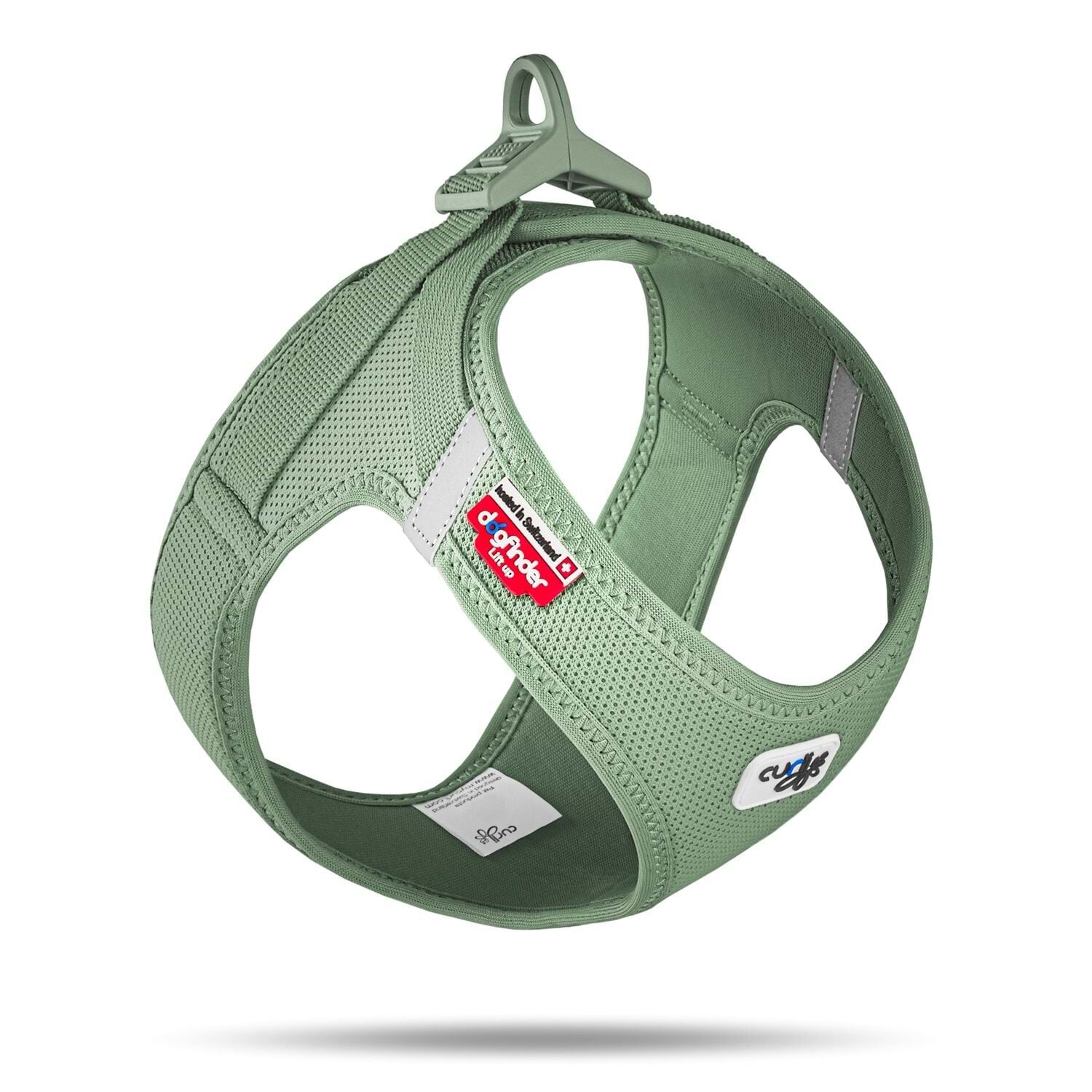 CURLI VEST HARNESS CURLI CLASP AIR-MESH OLIVE XS