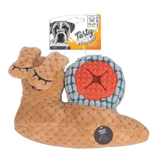 M-Pets Snail Anna Ödül Hazneli Peluş Köpek Oyuncağı