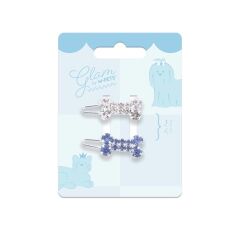 60901399 M-PETS GLAM KÖPEKLER İÇİN AKSESUAR TOKA BLUE/WHİTE