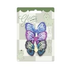 60900899 M-PETS GLAM KÖPEKLER İÇİN AKSESUAR TOKA BLUE/PURPLE/GREEN