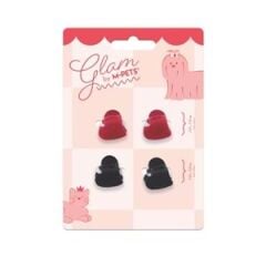 60901199 M-PETS GLAM KÖPEKLER İÇİN AKSESUAR TOKA BLACK/RED