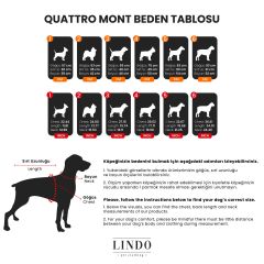 Quattro Laika İçi Polarlı Köpek Yağmurluğu