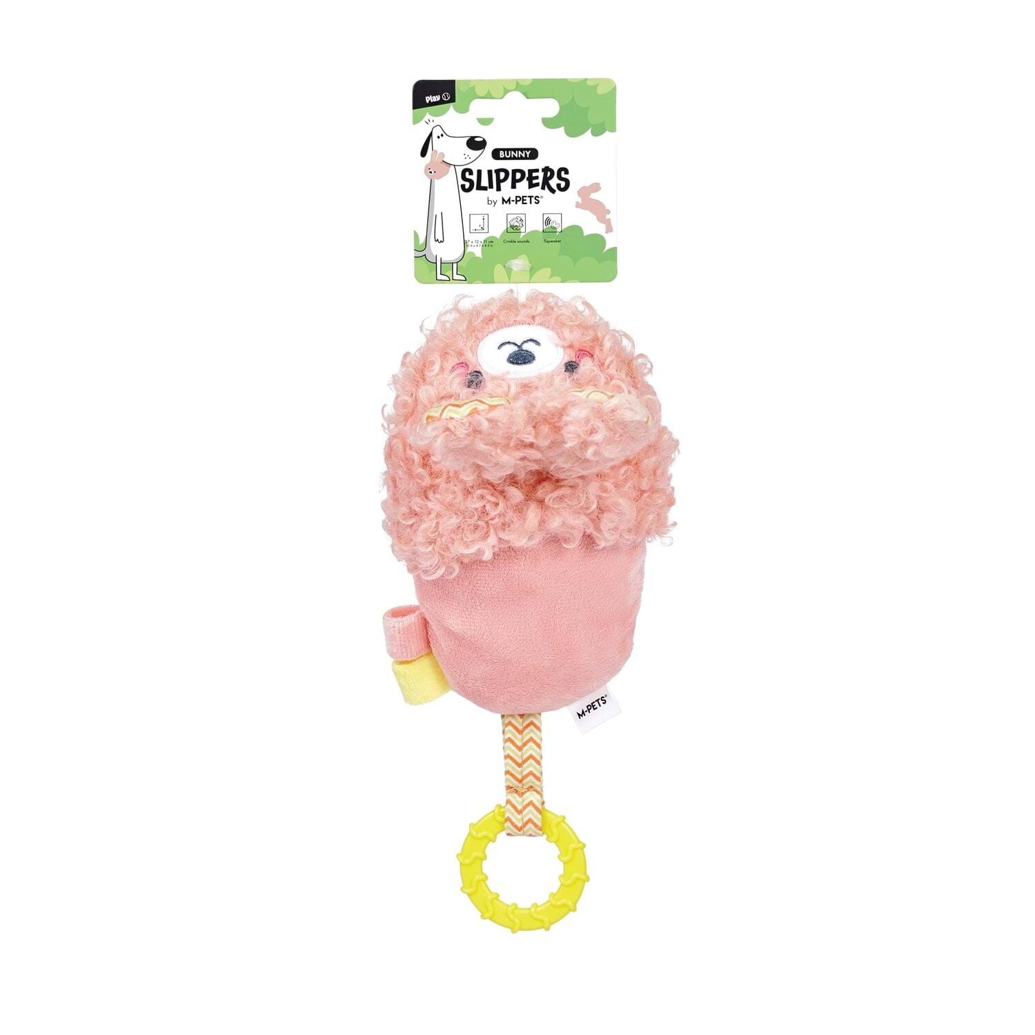 M-PETS SLİPPERS BUNNY KÖPEK OYUNCAĞI PİNK