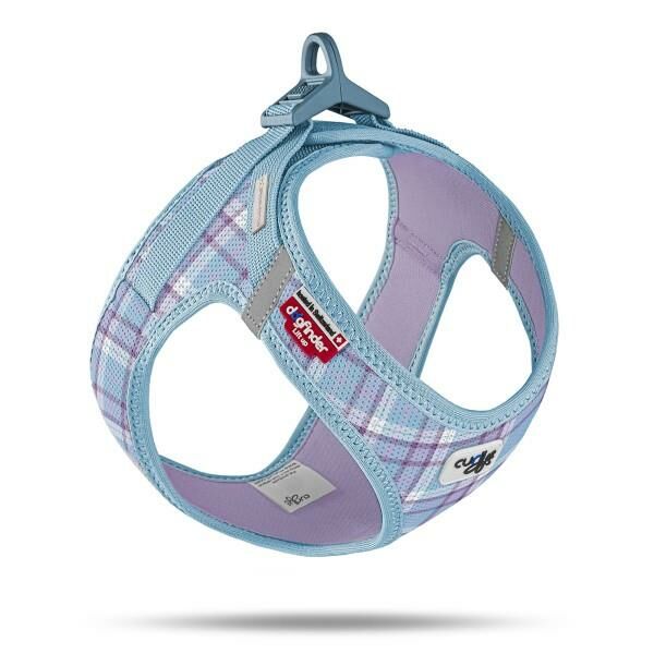 Curli Vest Harness Clasp Air-Mesh Aqua-Caro – Hava Alabilen, Ergonomik, Güvenli Göğüs Tasması