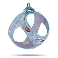 Curli Vest Harness Clasp Air-Mesh Aqua-Caro – Hava Alabilen, Ergonomik, Güvenli Göğüs Tasması