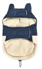 PETLUXE DENIM POLARLI KÖPEK KIYAFETİ L